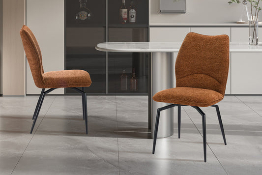 Stoel 'Lara' Draaibaar tot 0 Stof Ote Sea 500 Roest