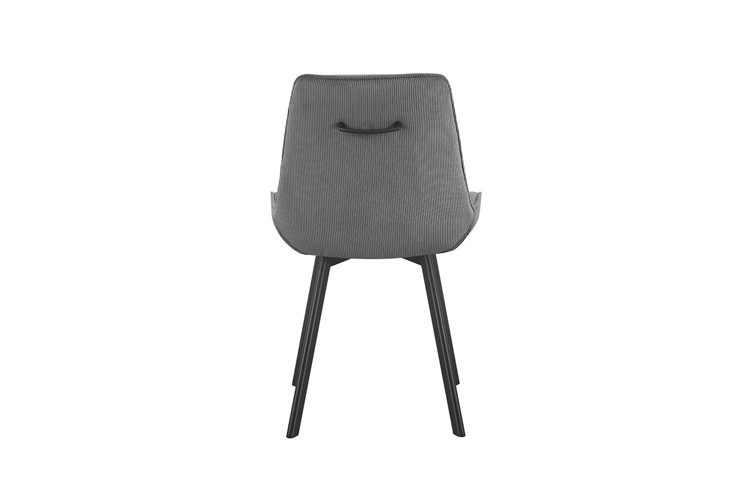 Stoel 'Amelie' Corduroy Grijs