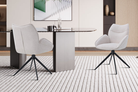 Stoel 'Mahi' Draaibaar tot 0 Stof Ote Share 101 Beige