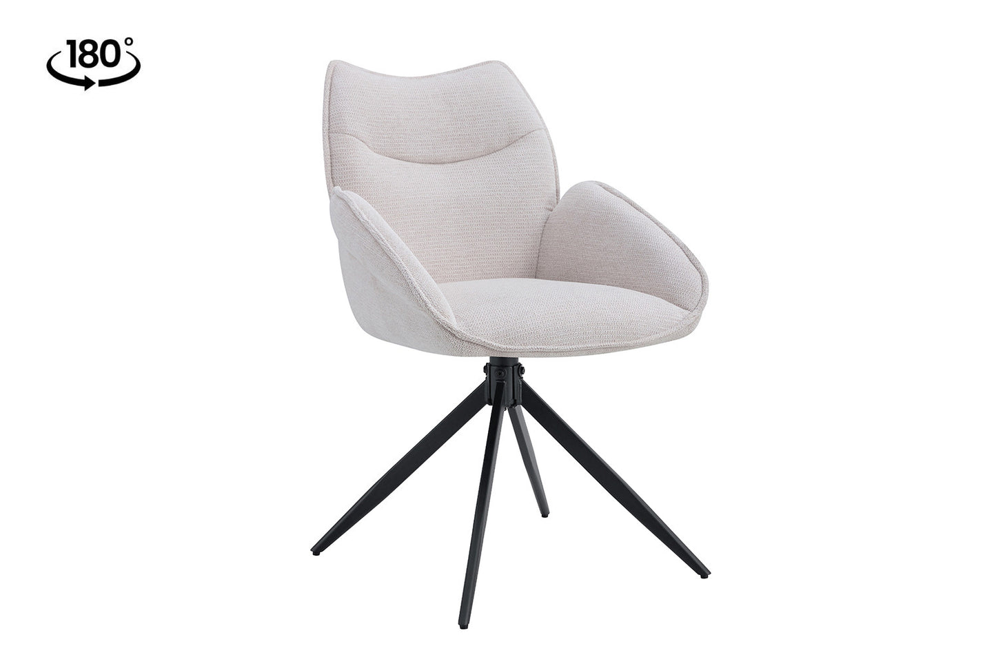 Stoel 'Mahi' Draaibaar tot 0 Stof Ote Share 101 Beige