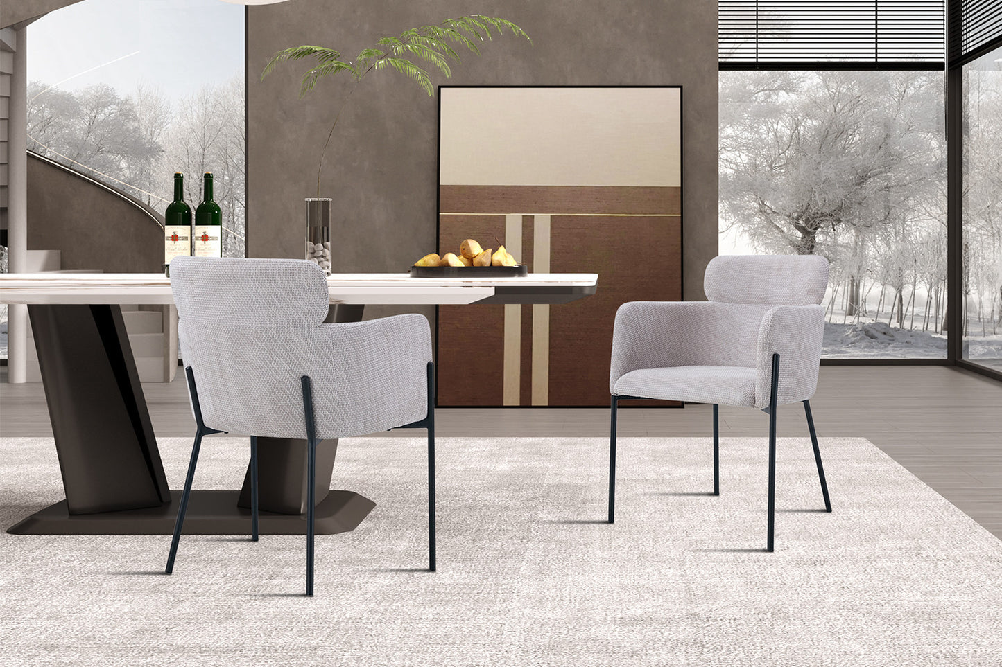 "Chair 'Naomi' Fabric Beige"