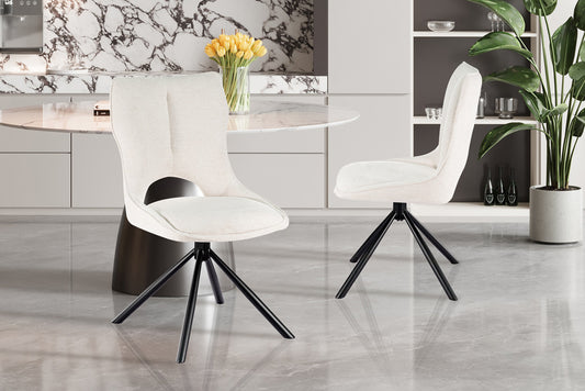 Stoel 'Mori' Draaibaar tot 0 Stof Ote Share 101 Beige