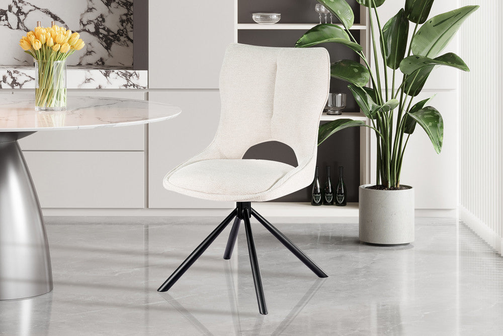 Stoel 'Mori' Draaibaar tot 0 Stof Ote Share 101 Beige