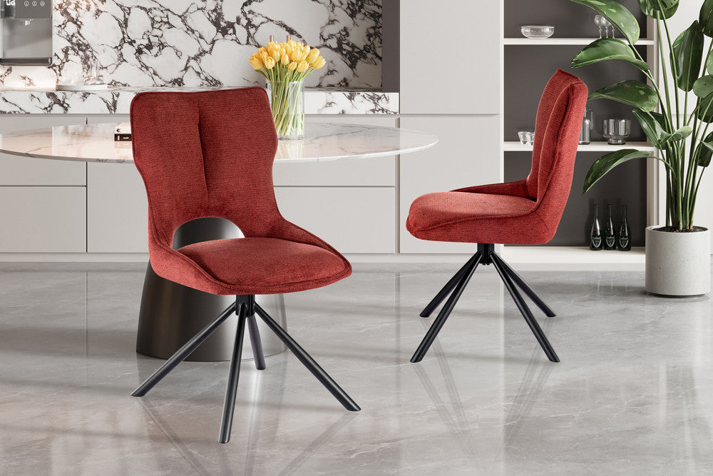Stoel 'Mori' Draaibaar tot 0 Stof Ote Share 230 Rood