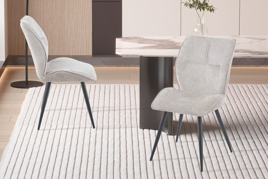 Stoel 'Faye' Stof Davis Perfect Harmony 04 Zand