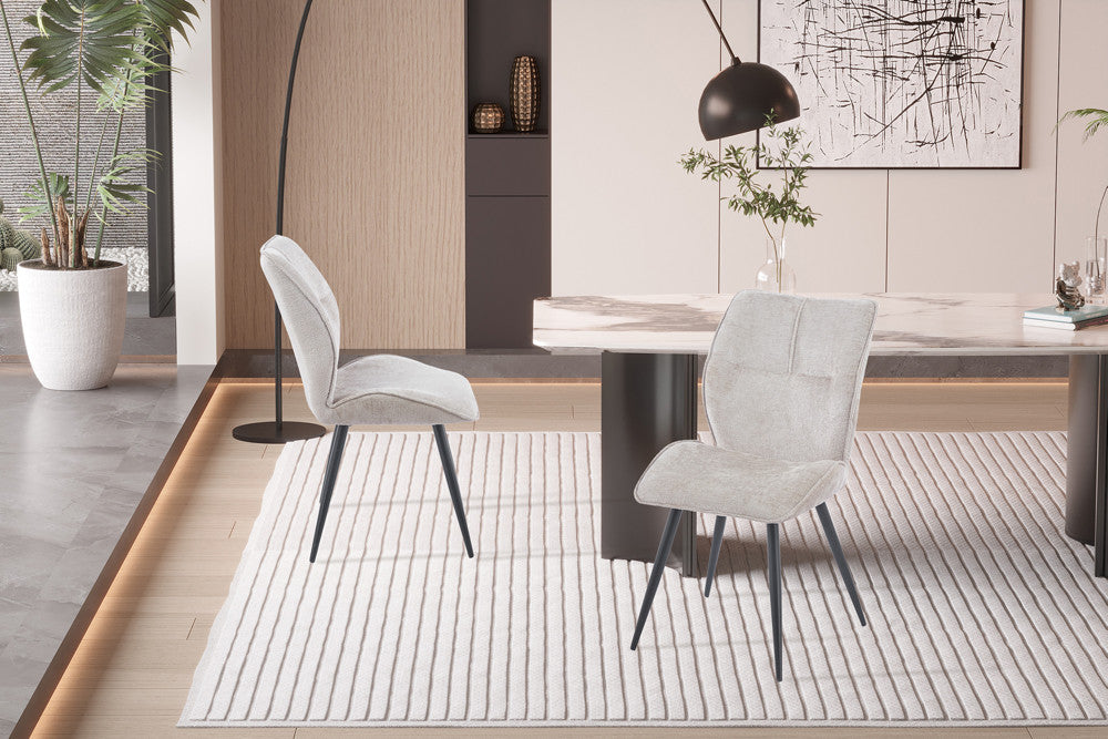 Stoel 'Faye' Stof Davis Perfect Harmony 04 Zand