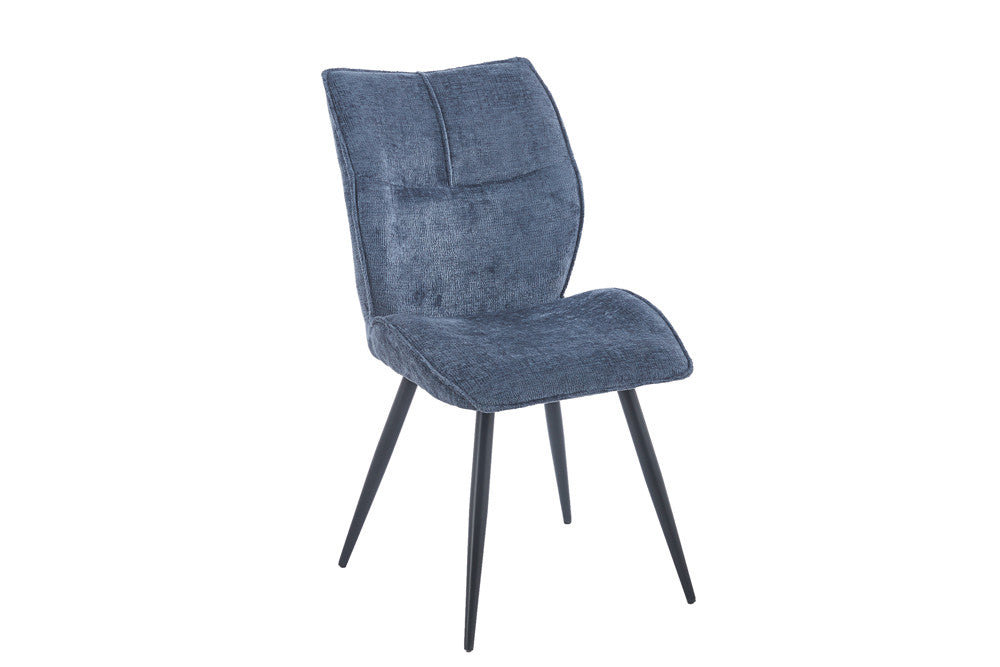Stoel 'Faye' Stof Davis Perfect Harmony 77 Blauw