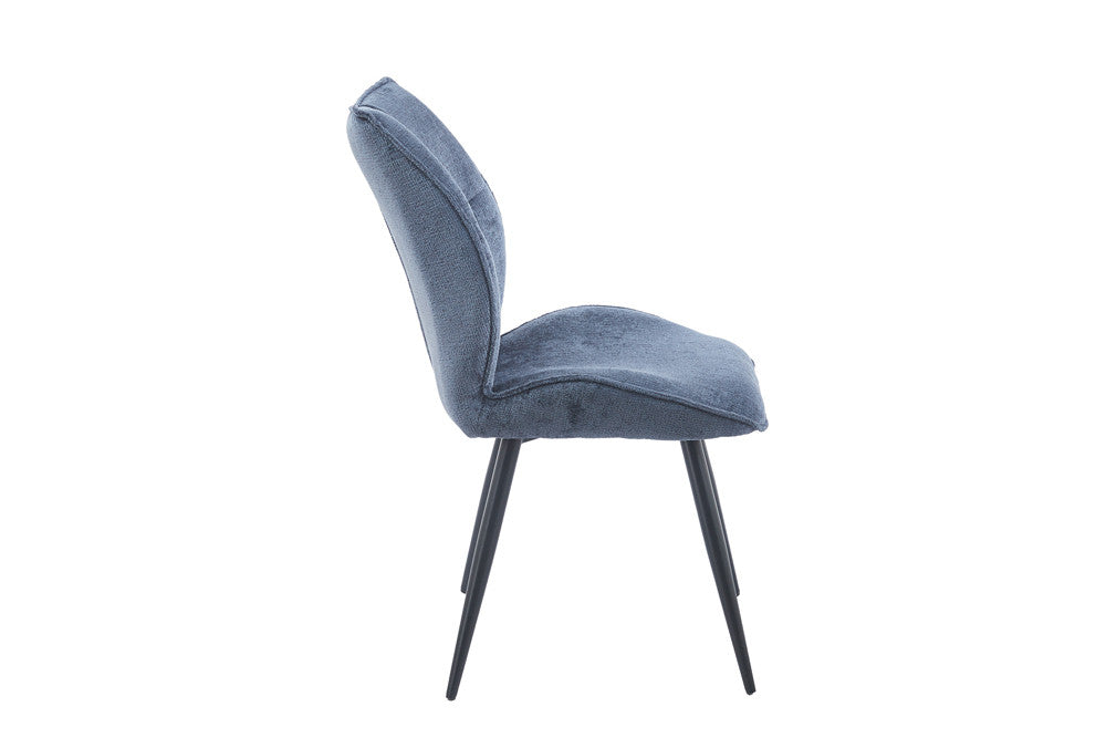 Stoel 'Faye' Stof Davis Perfect Harmony 77 Blauw