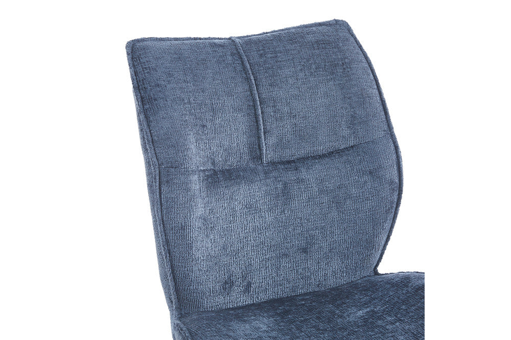 Stoel 'Faye' Stof Davis Perfect Harmony 77 Blauw