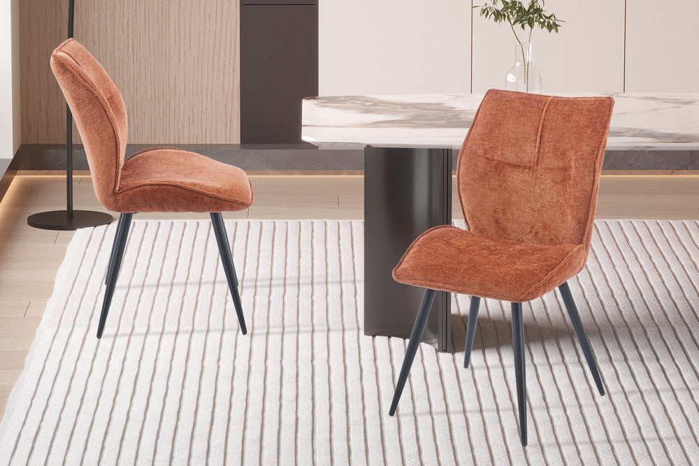 Stoel 'Faye' Stof Davis Perfect Harmony 52 Roest