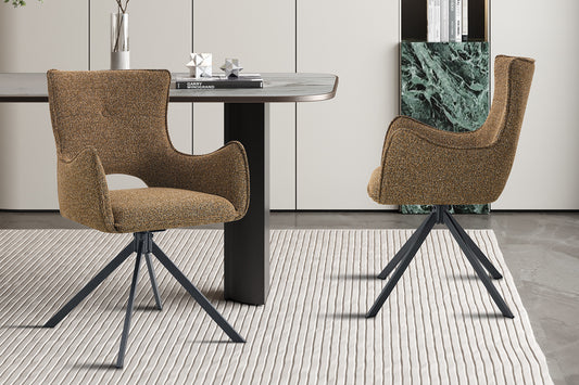 Stoel 'Billy' Draaibaar tot 0 Stof Ote Harper 280 Roest