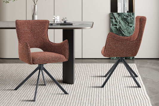 Stoel 'Billy' Draaibaar tot 0 Stof Ote Harper 500 Rood