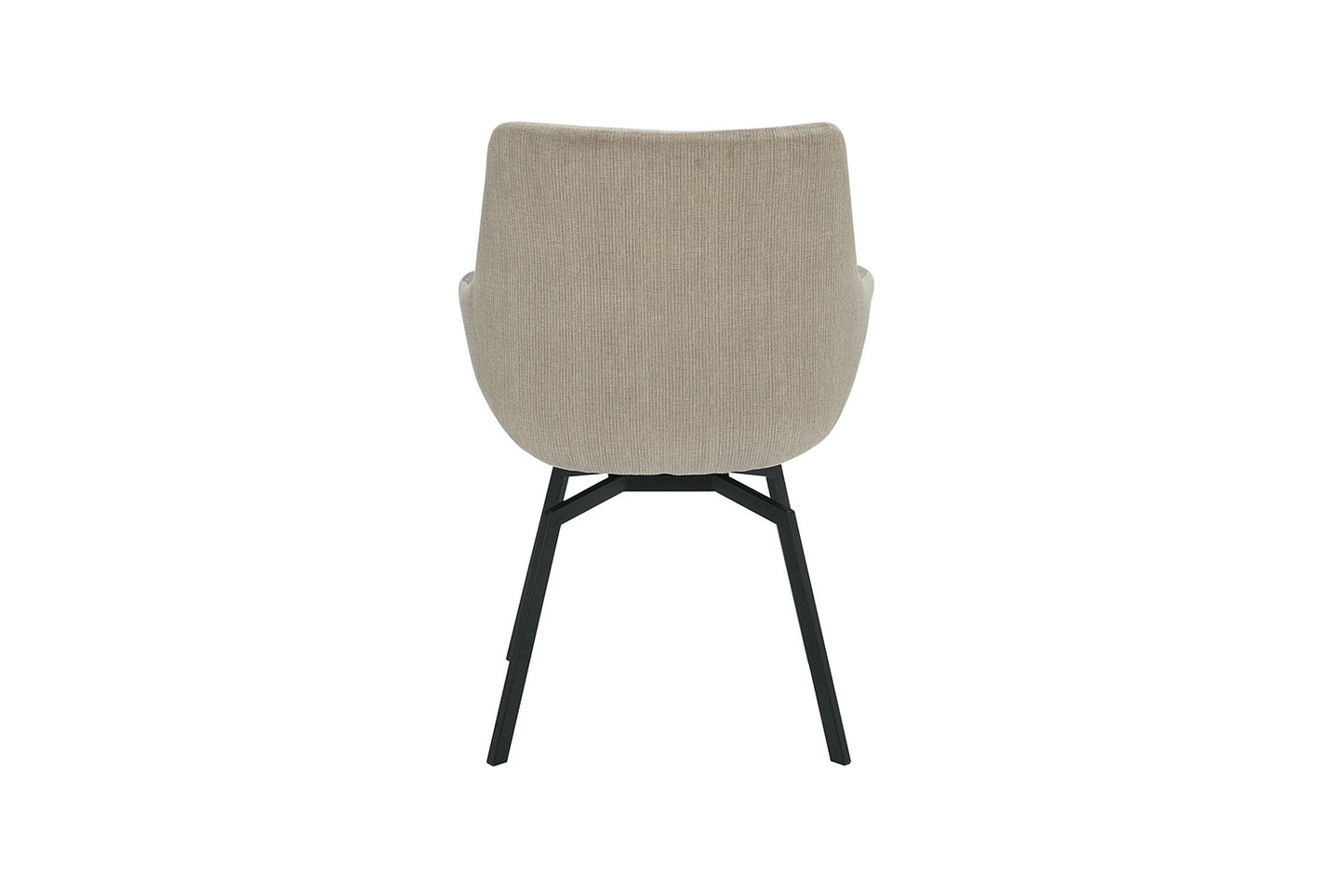 Stoel 'Modest' Draaibaar Ribfluweel Beige