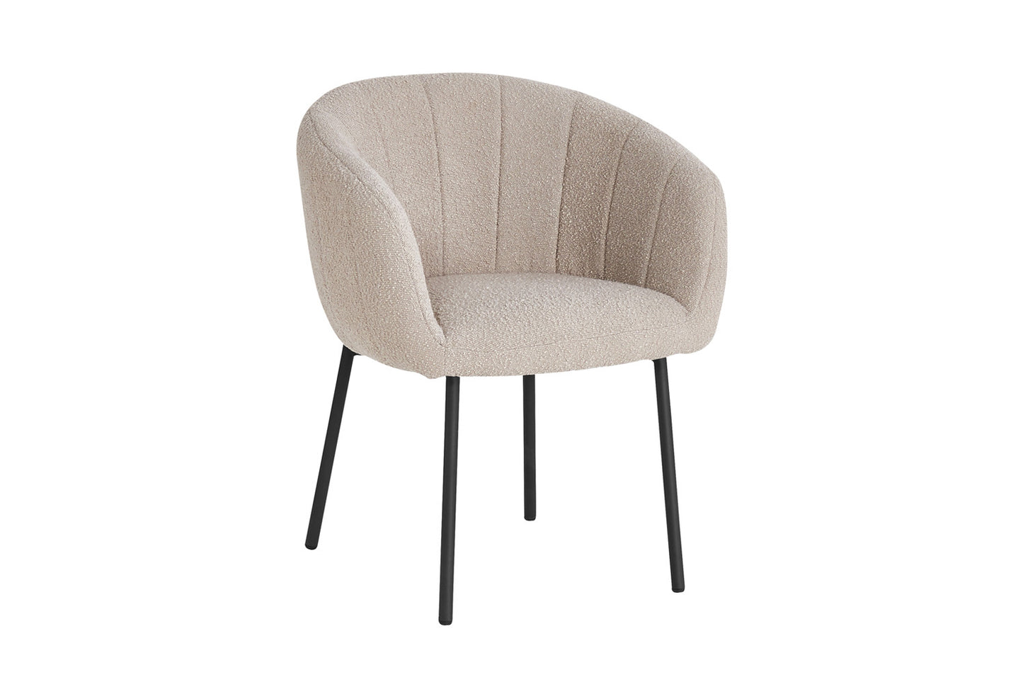 Stoel 'Sevilla' Bouclé Zand