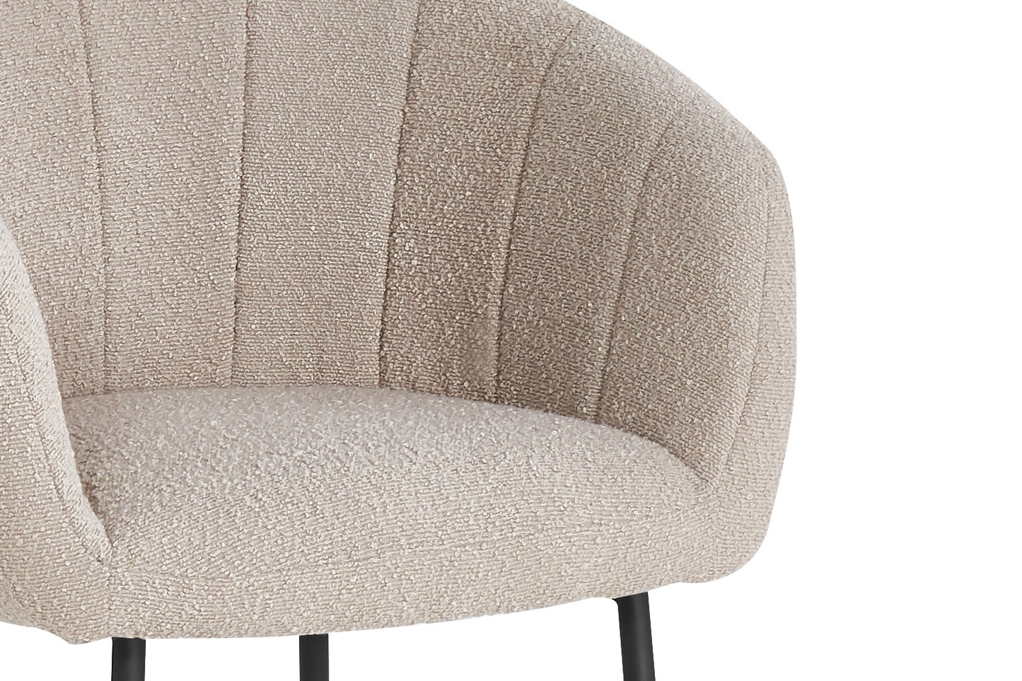 Stoel 'Sevilla' Bouclé Zand