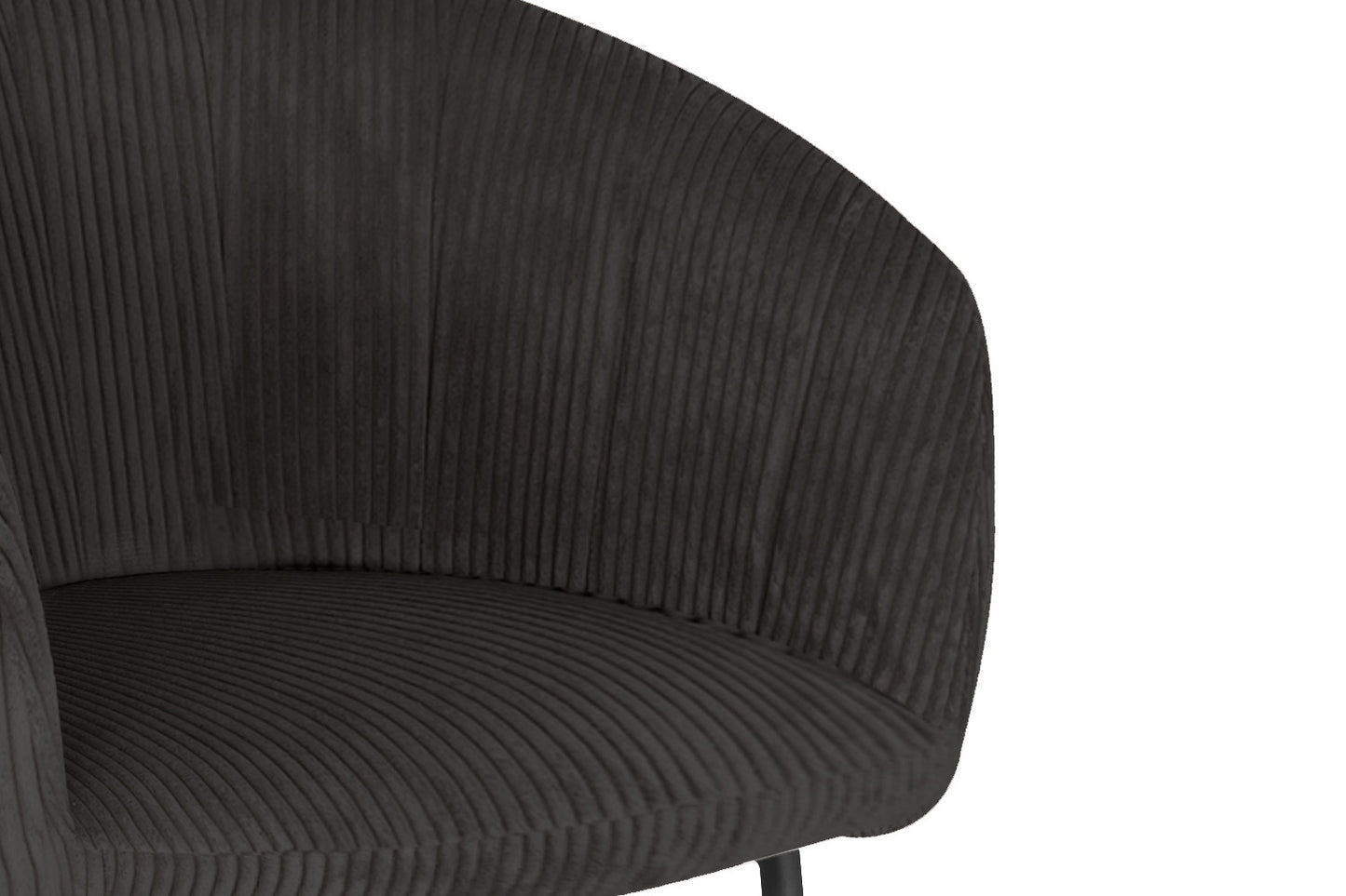 Stoel 'Sevilla' Corduroy Fabb Hyper 16 Grijs