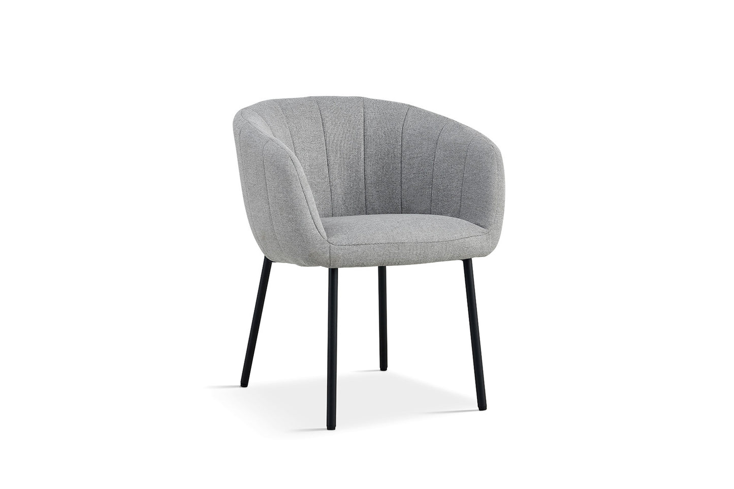 "Chair 'Sevilla' Fabric Light Grey"
