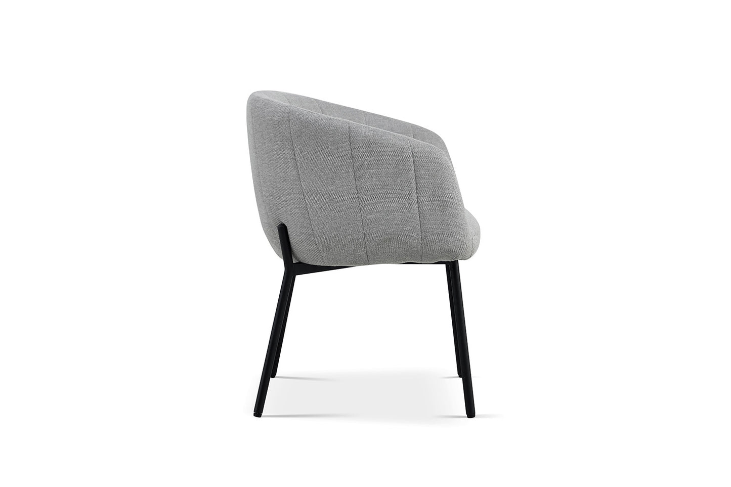 "Chair 'Sevilla' Fabric Light Grey"