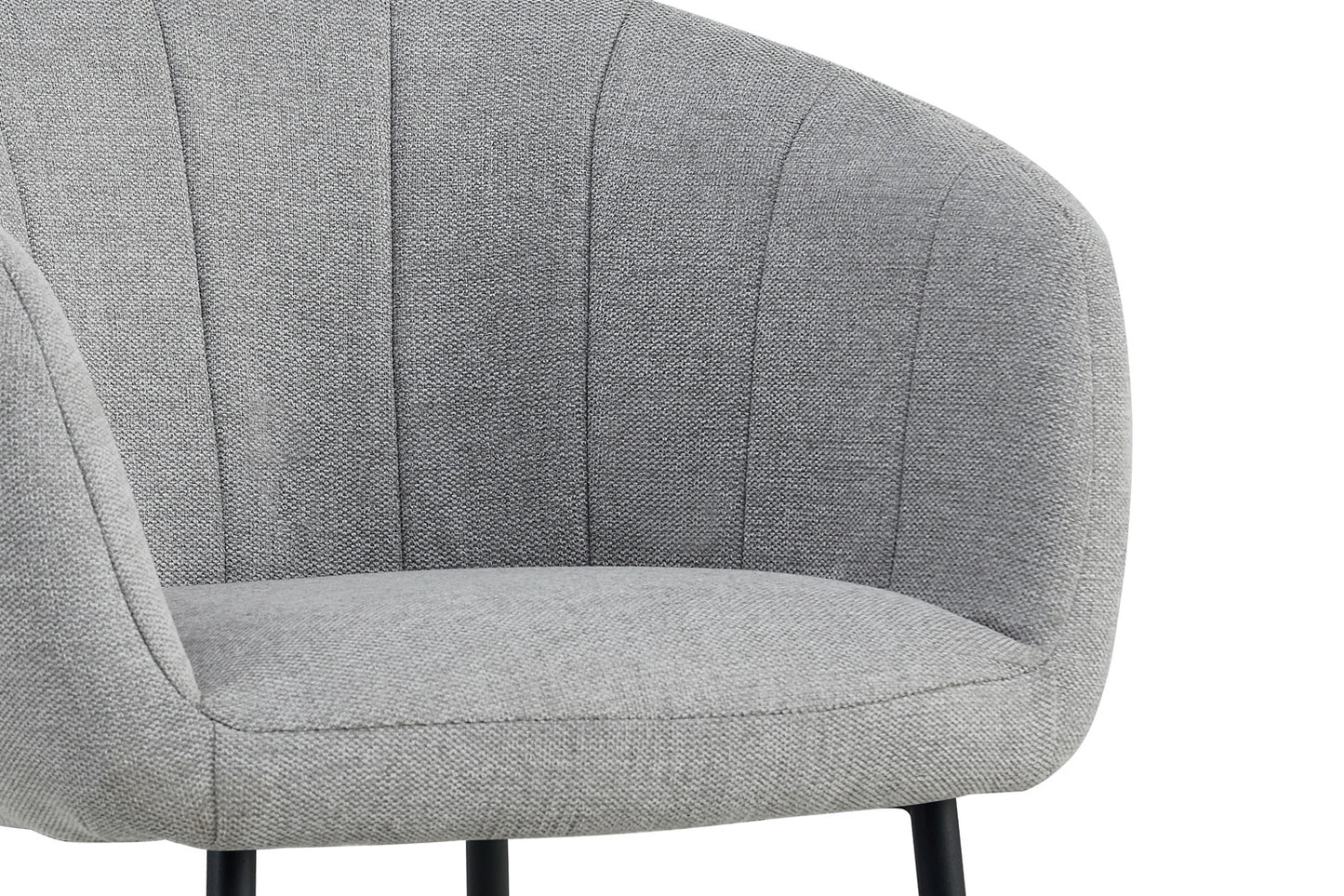 "Chair 'Sevilla' Fabric Light Grey"