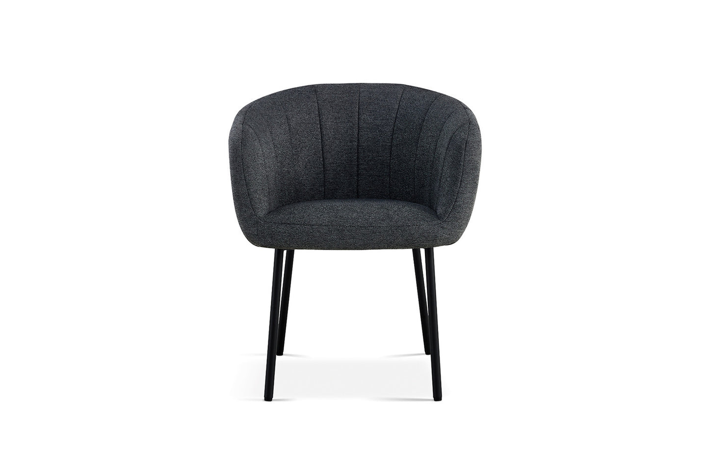 "Chair 'Sevilla' Fabric Dark Grey"