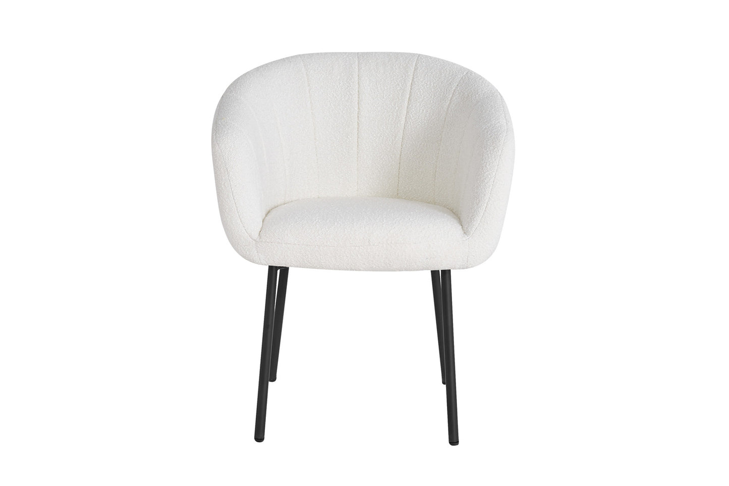 Stoel 'Sevilla' Bouclé Wit