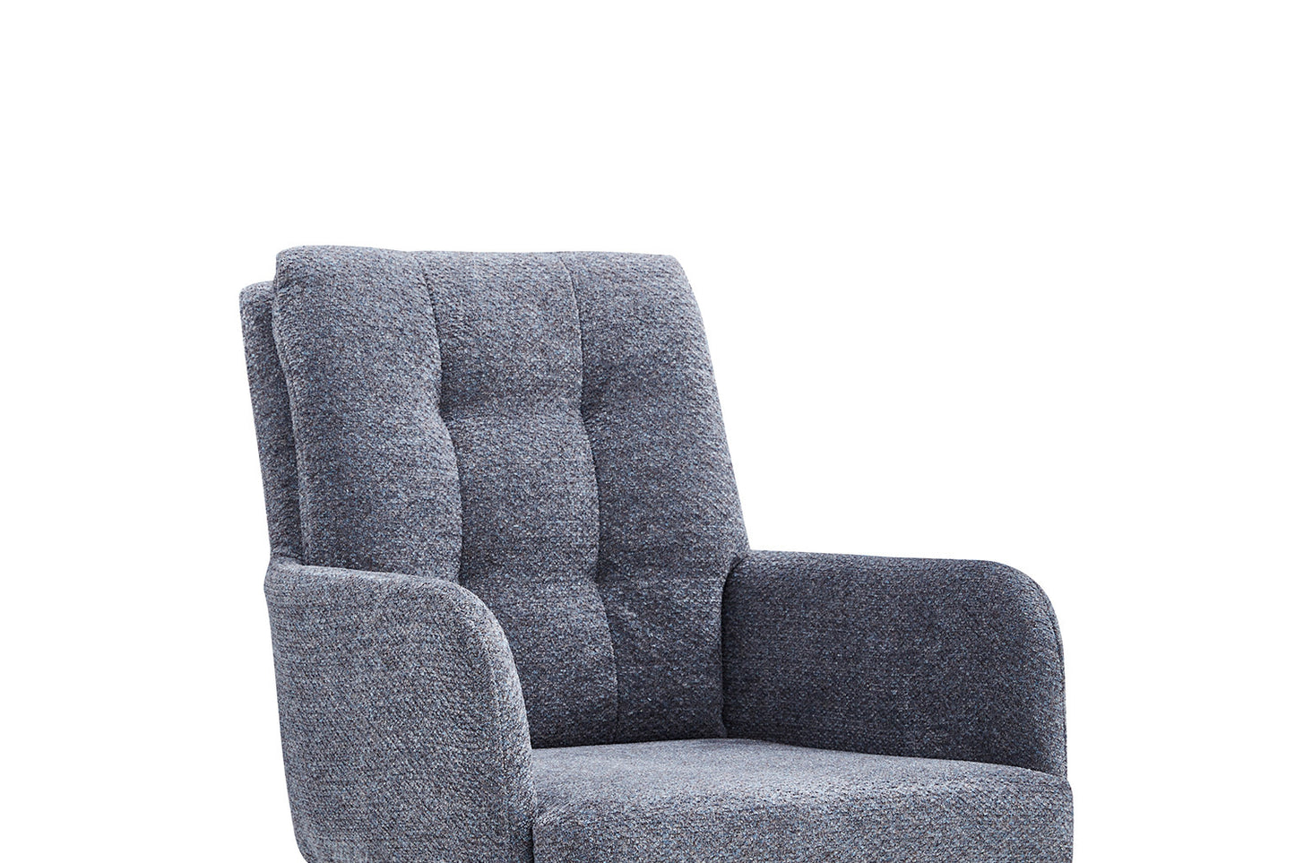 Stoel 'Granada' Draaibaar tot 0 Stof Davis Bliss 75-73 Donkergrijs