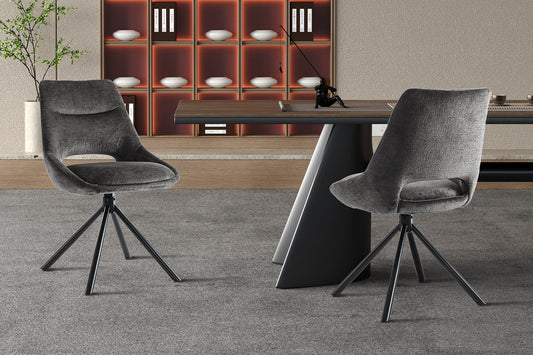 "Chair 'Dante' Fabric Grey"