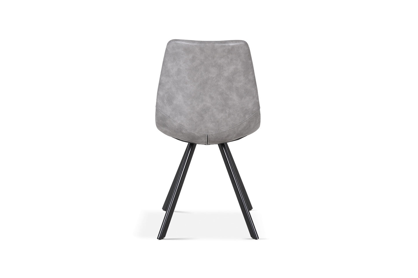 Stoel 'Emma' PU Donkergrijs