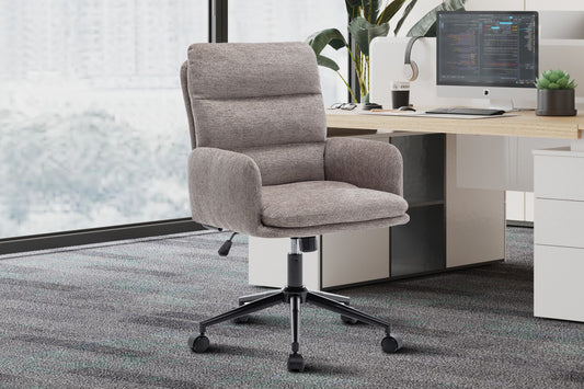 Bureaustoel 'Aimé' Stof Fabb Raven 30 Zand