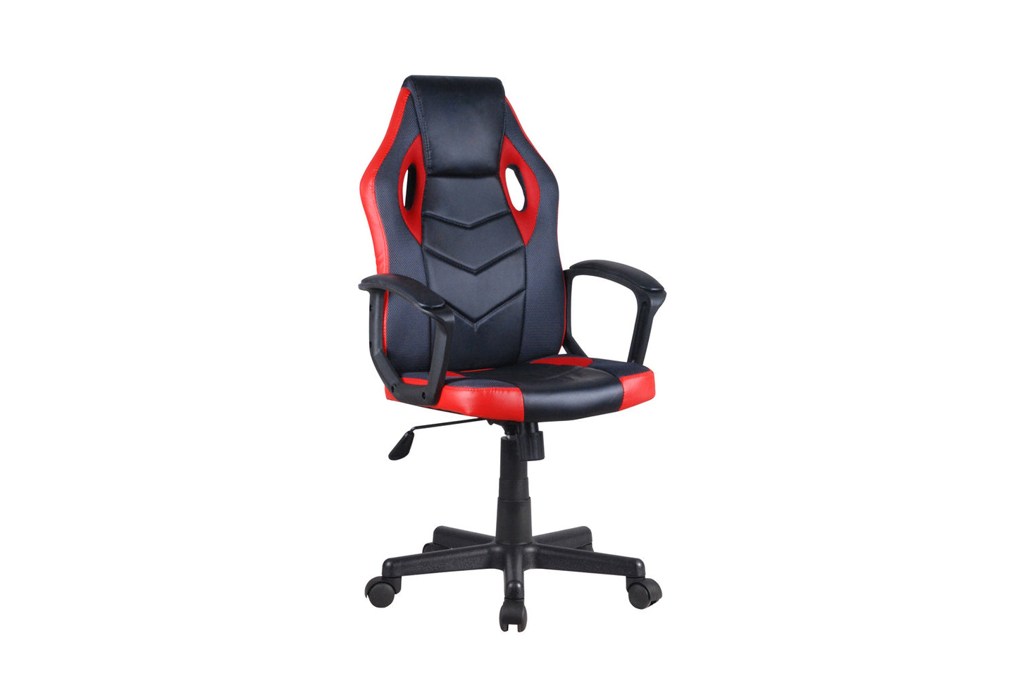 Gamingstoel 'Tiger' PU zwart/rood/grijs