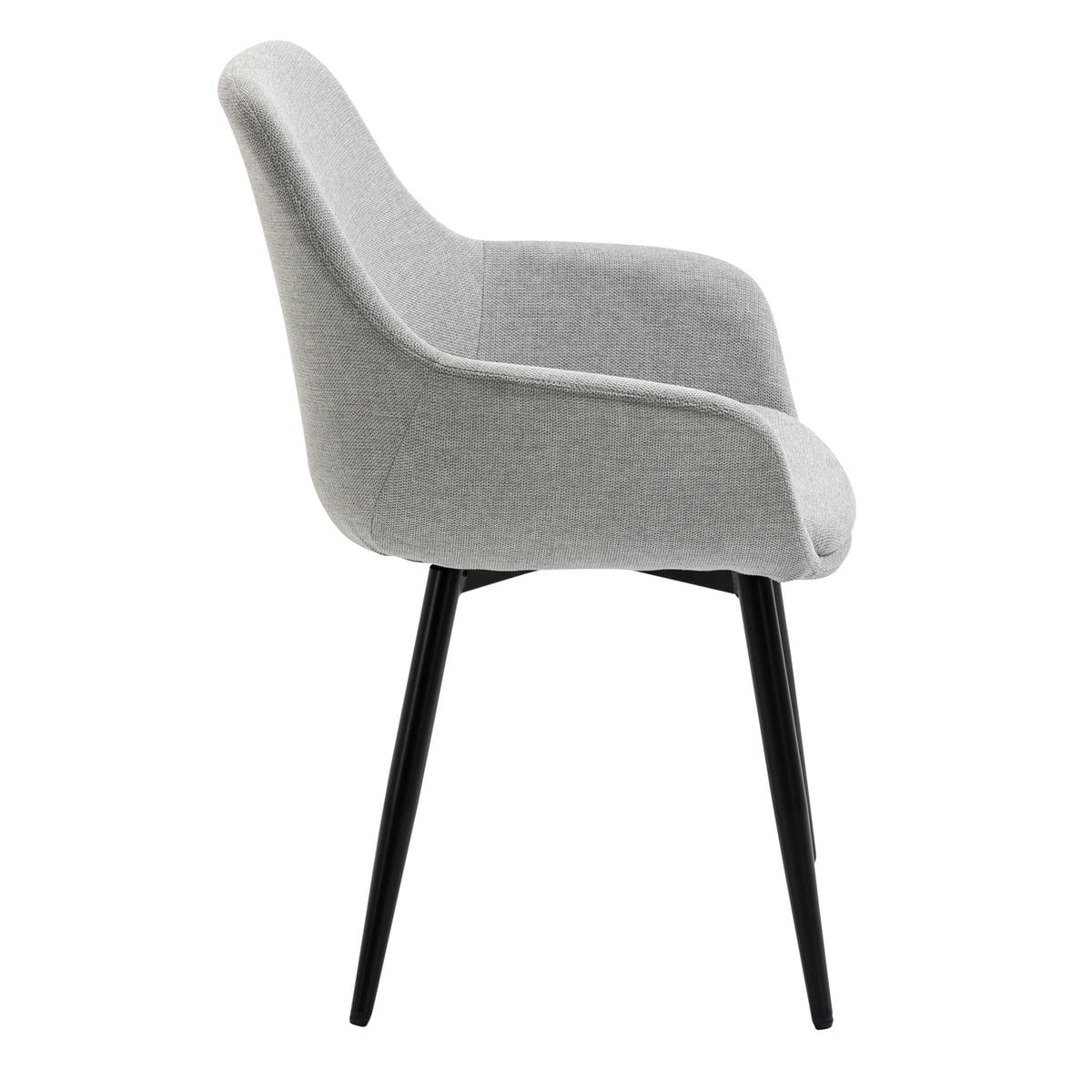 Set van 2 fauteuils lichtgrijs