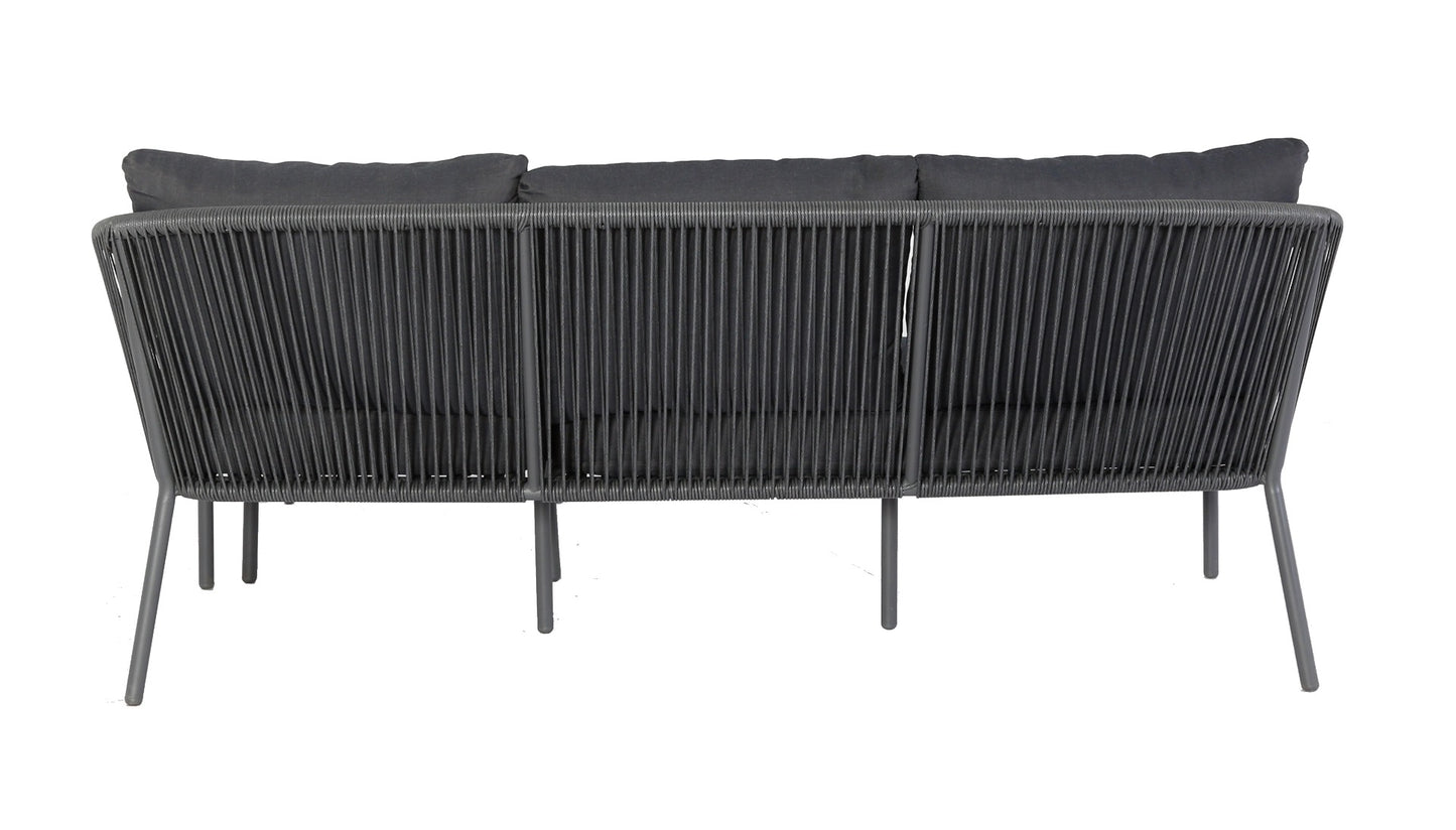 Limoges Chaise Longue Set - 2-delig - staal antraciet