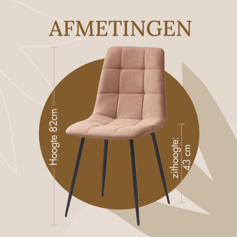 Eetkamerstoel Brunet Set Van 4