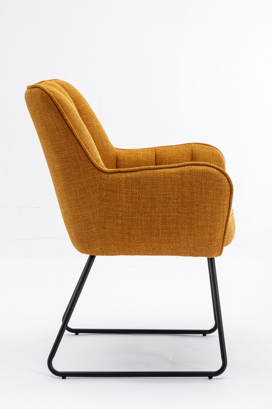 Stoel Kevin Bjorn Stof Mosterd