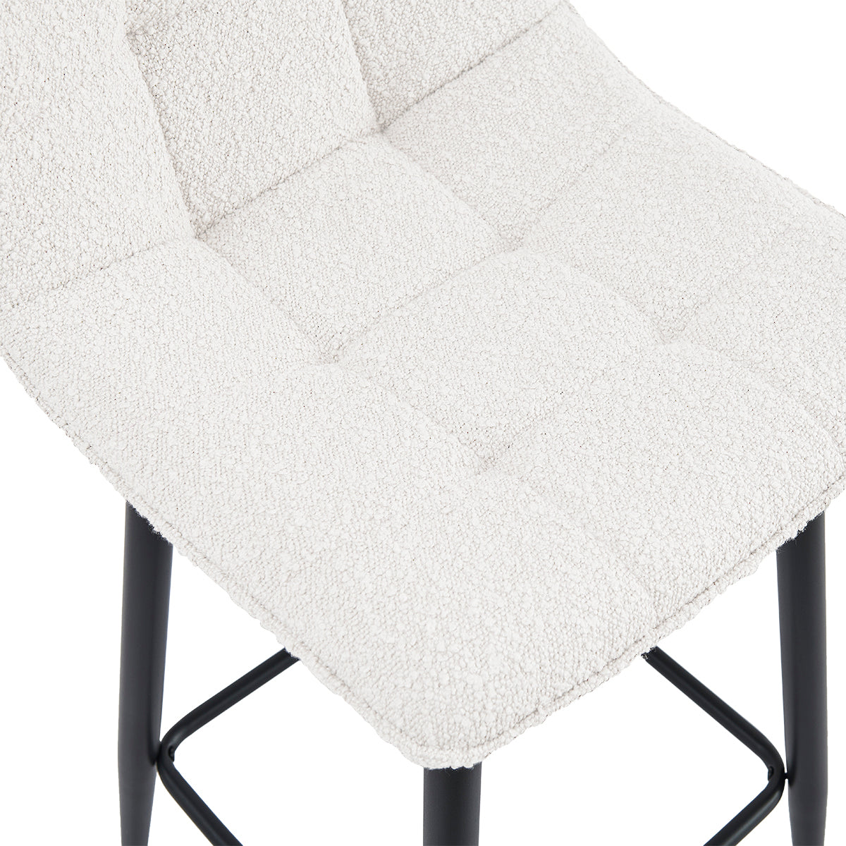 Barkruk Yerevan - Bouclé Ivoor