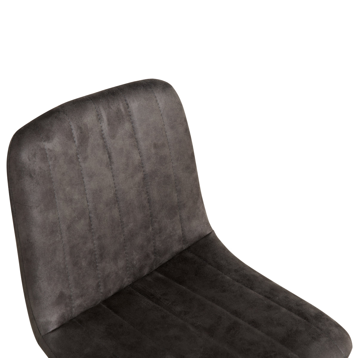 Barkruk Jax - Microleer Antraciet
