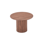 Nora Bijzettafel - Ø60cm Walnoot