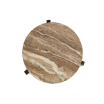 Bijzettafel Lila - Donkerbruin