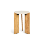 Bijzettafel Lila - Lichtbruin