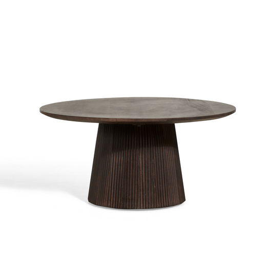 Bijzettafel Ø 80 mokka bruin