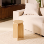 Bijzettafel Felix - Naturel Ø45