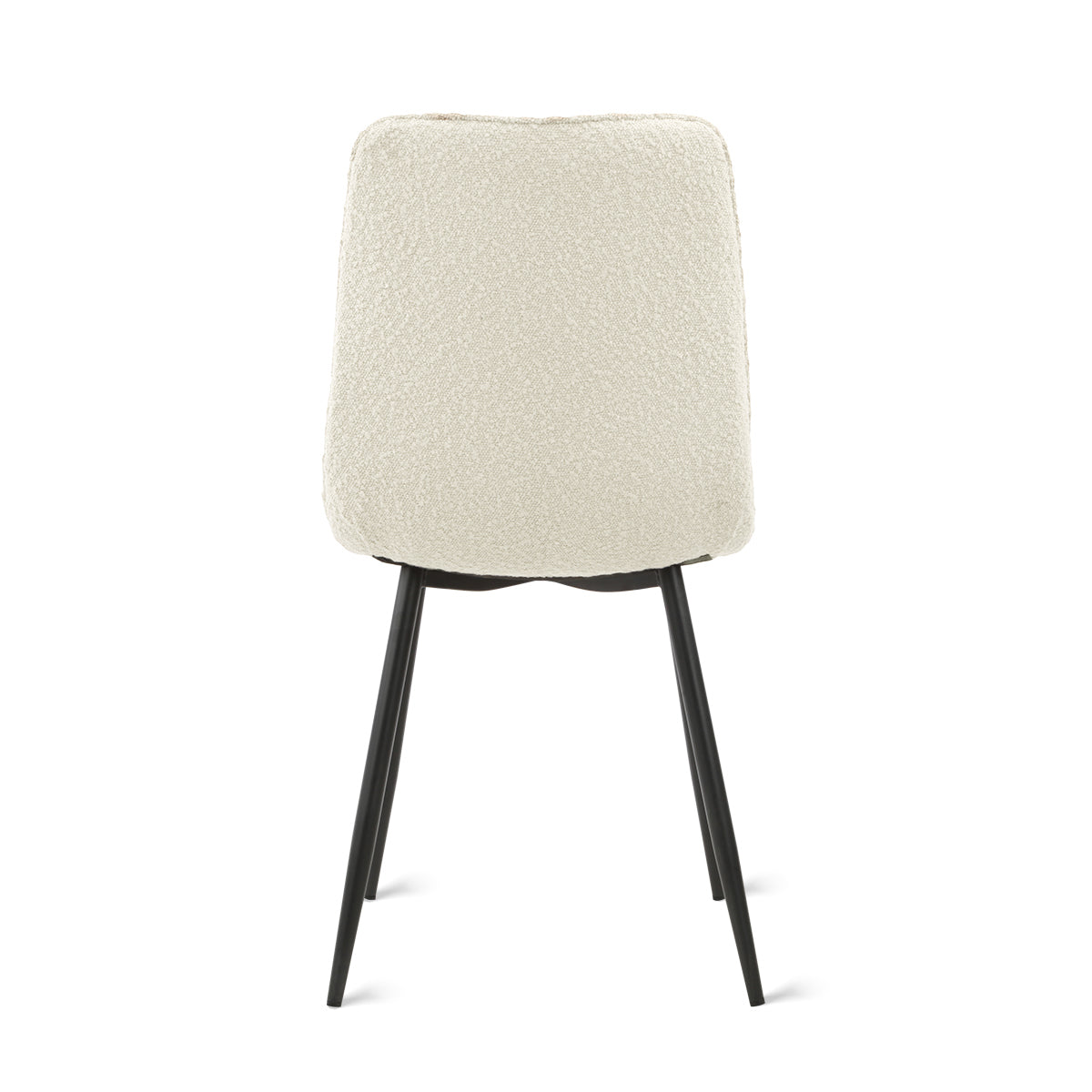 Eetkamerstoel Yerevan - Bouclé Ivoor