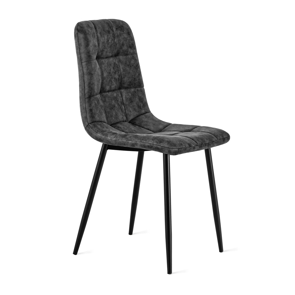 Eetkamerstoel Yerevan Microleder Antraciet