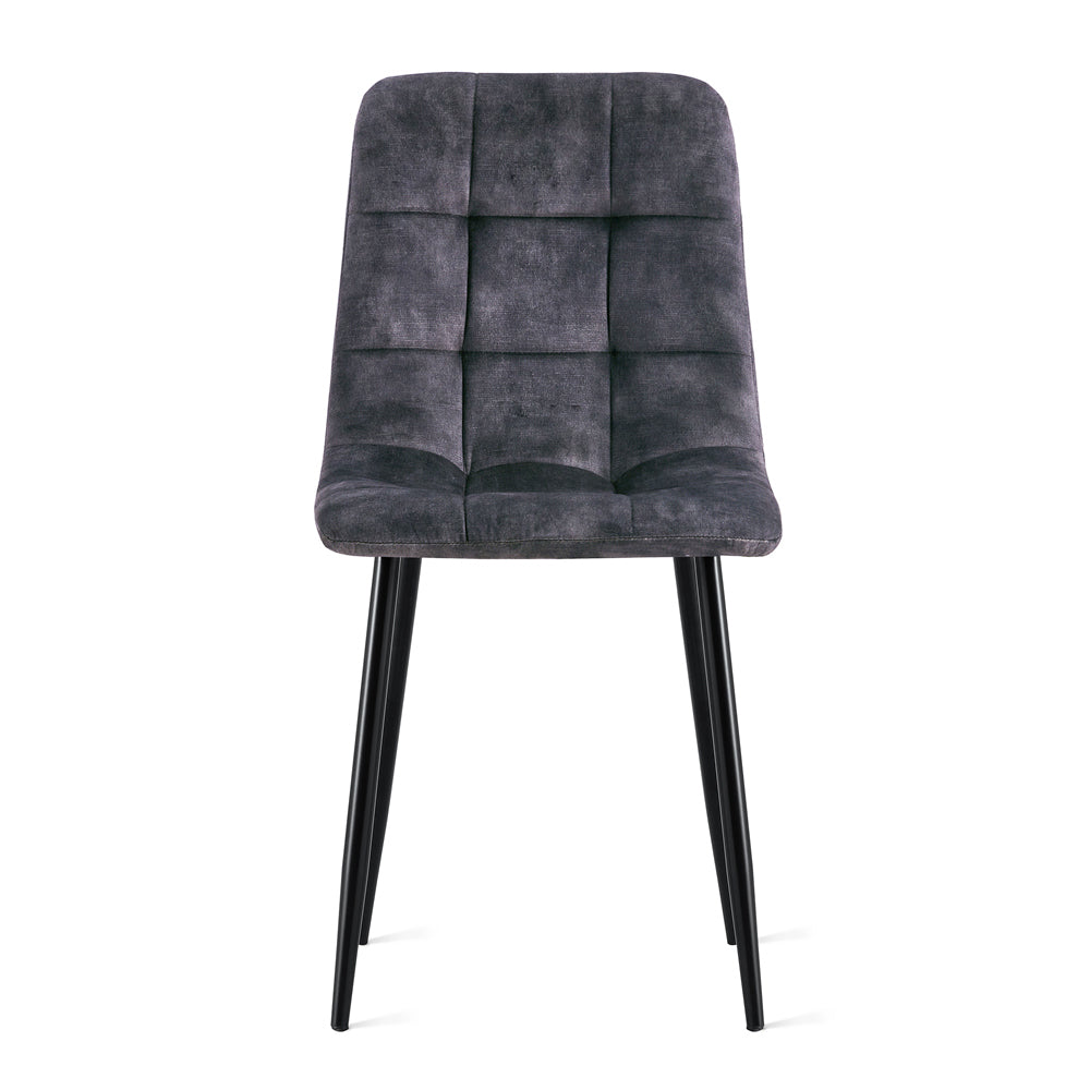 Eetkamerstoel Yerevan Velvet Antraciet