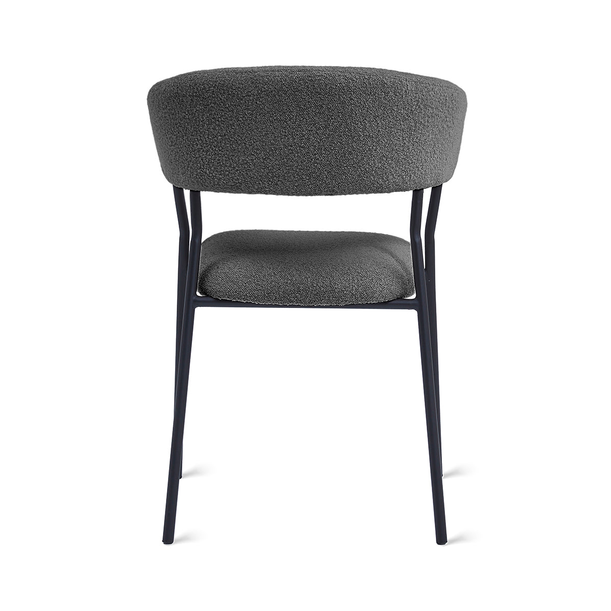 Eetkamerstoel Ava - Bouclé Antraciet
