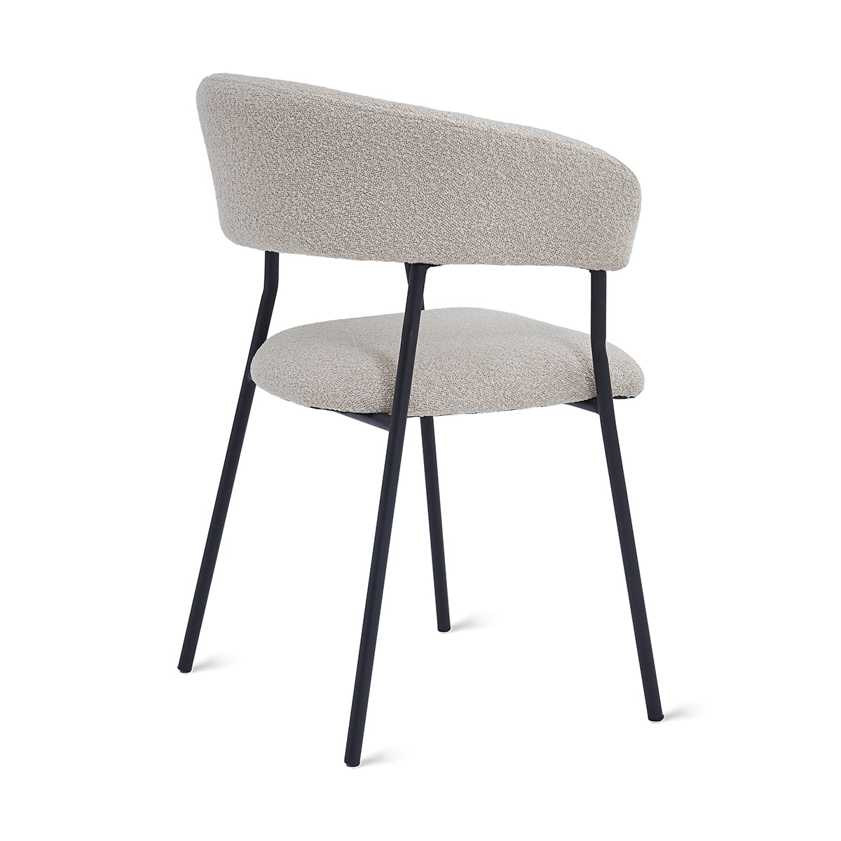 Eetkamerstoel Ava - Bouclé Taupe