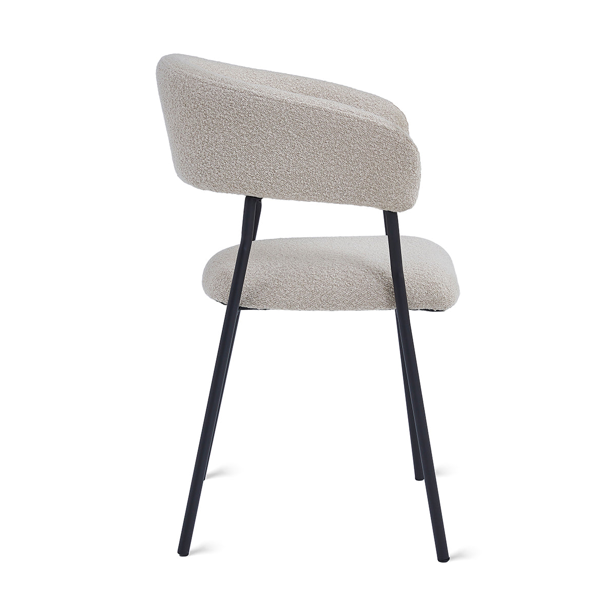 Eetkamerstoel Ava - Bouclé Taupe