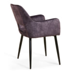 Eetkamerstoel Ray - Fluweel Antraciet