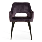 Eetkamerstoel Ray - Fluweel Antraciet