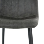 Eetkamerstoel Minsk - Microleder Antraciet